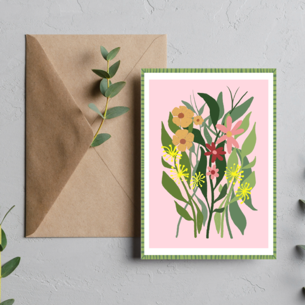 Joyful Bouquet Greeting Card