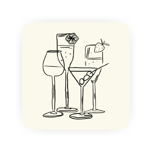 Cocktail Conversations Coaster