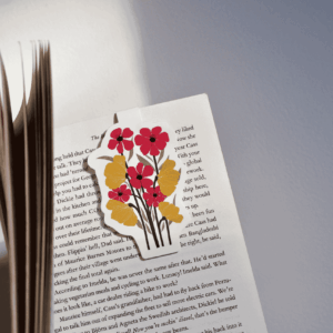 Floral Magnetic Bookmark