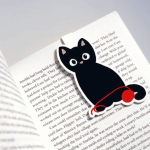 Black Cat Magnetic Bookmark