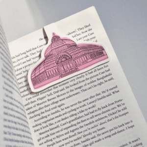 Pink Palms Magnetic Bookmark